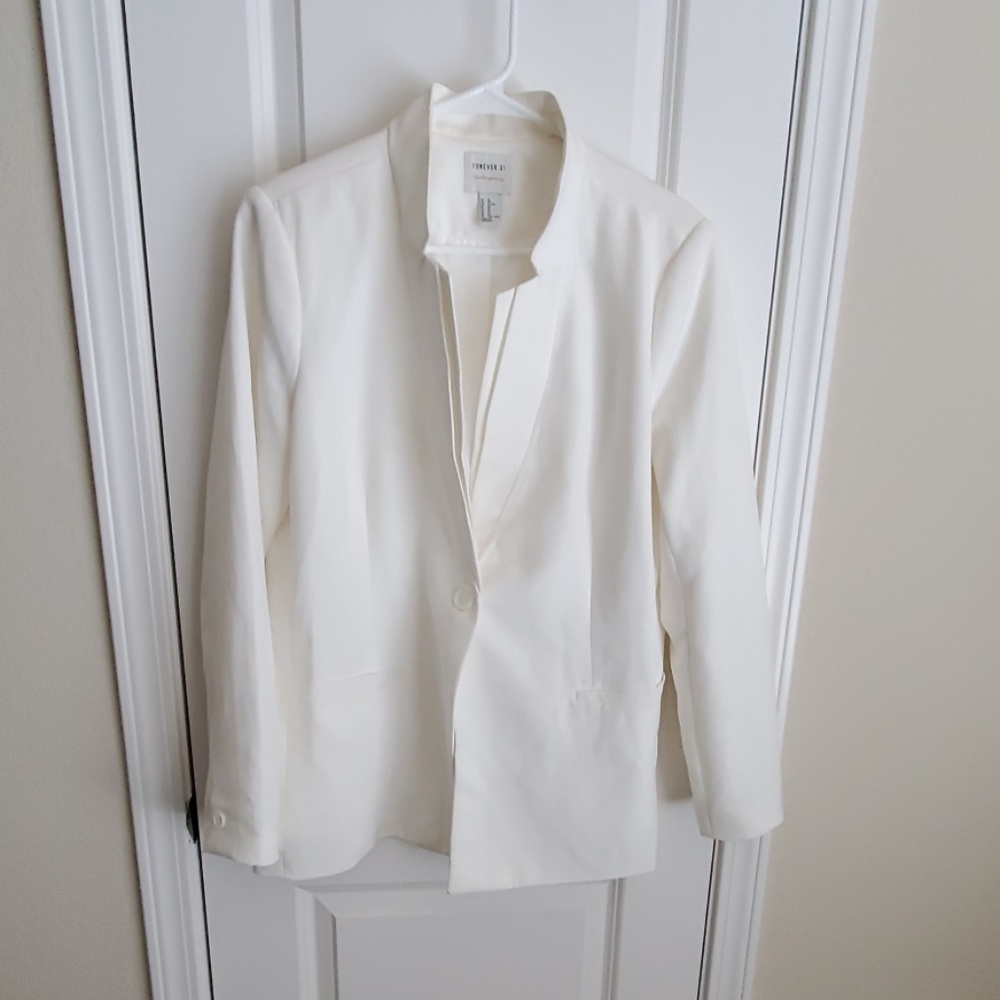 Ivory Blazer XL Forever 21 Contemporary